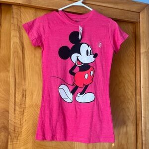 NWT Medium Mickey Disney Pink Tee